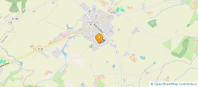 localisation de l'entreprise GAEC DES FUTAIES à YZERNAY
