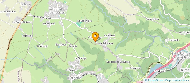 localisation de l'entreprise GAEC DES GAMINES  BEAUVALLON