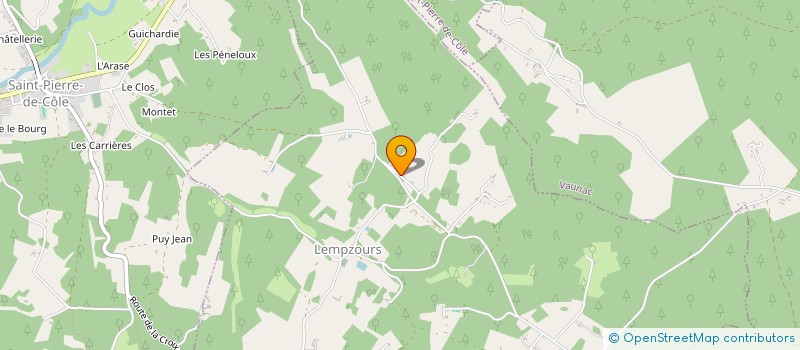 localisation de l'entreprise GAEC DES GENETS  SAINT-JORY-DE-CHALAIS