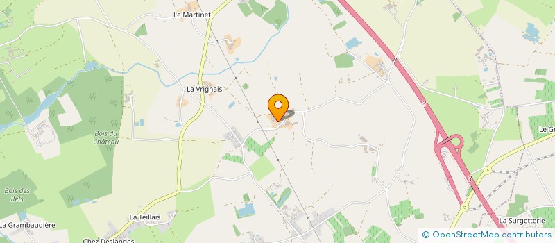 localisation de l'entreprise GAEC DES GENETS à MONTBERT