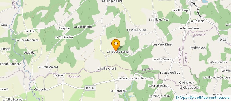 localisation de l'entreprise GAEC DES GENETS D'ARGENT  GOMENE