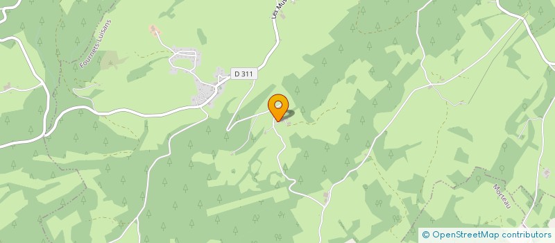 localisation de l'entreprise GAEC DES GLACIERES  FOURNETS-LUISANS