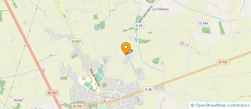 localisation de l'entreprise GAEC DES GLYCINES à DERVAL