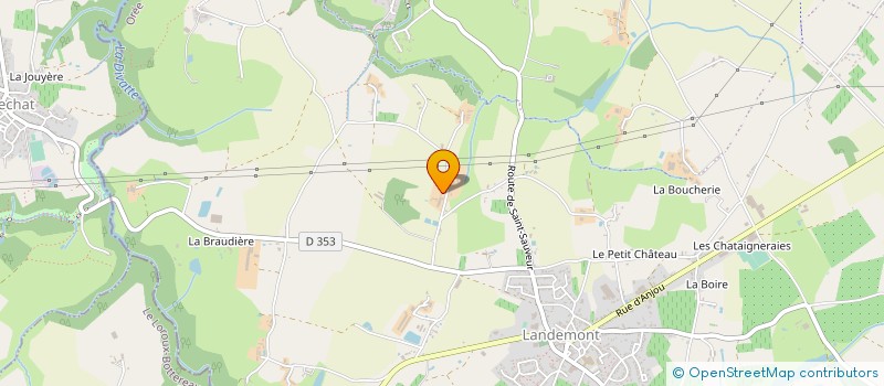 localisation de l'entreprise GAEC DES GODEFRERES  OREE-D'ANJOU