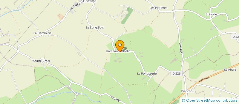 localisation de l'entreprise GAEC DES GOSSELINS à TEURTHEVILLE-BOCAGE