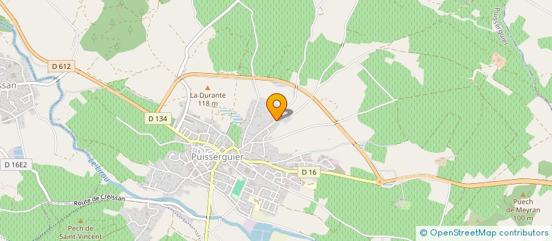 localisation de l'entreprise GAEC DES GOUDAILLES  PUISSERGUIER