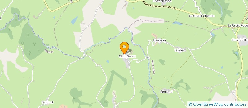 localisation de l'entreprise GAEC DES GOUETS à MOLLES