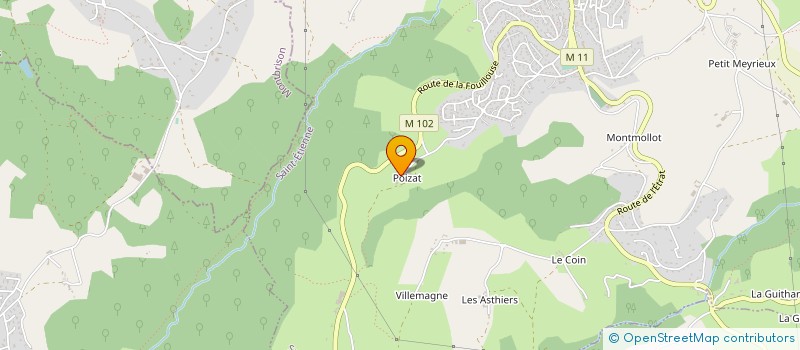 localisation de l'entreprise GAEC DES GOURMANDISES à SAINT-HEAND