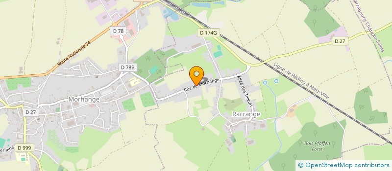 localisation de l'entreprise GAEC DES GRANDES VIGNES  ACHAIN