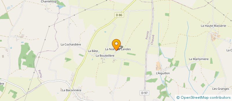 localisation de l'entreprise GAEC DES GRANDS CHEMIN  PORNIC