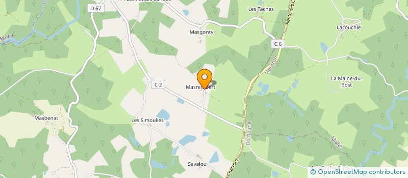 localisation de l'entreprise GAEC DES GRANDS PRES à PENSOL