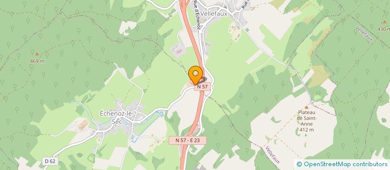 localisation de l'entreprise GAEC DES GRANDS PRES  VELLEFAUX