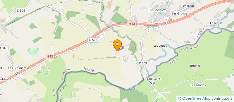 localisation de l'entreprise GAEC DES GRAPHINAYES à SEMALLE