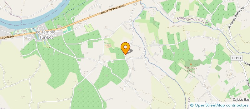 localisation de l'entreprise GAEC DES GRAVELINES  MONTPEZAT