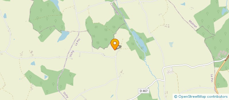 localisation de l'entreprise GAEC DES GRAVES à LE PIN