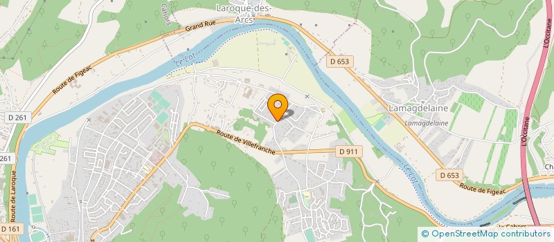 localisation de l'entreprise GAEC DES GRAVETTES à CAHORS