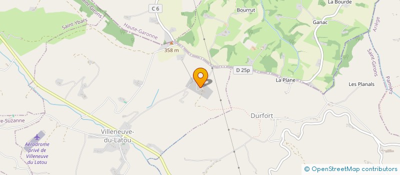 localisation de l'entreprise GAEC DES GRENIERS DE JOSEPH à VILLENEUVE-DU-LATOU