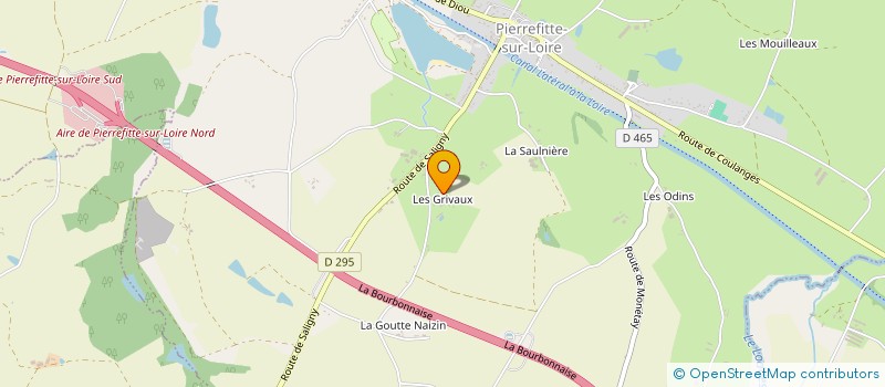 localisation de l'entreprise GAEC DES GRIVAUDS  MONETAY-SUR-LOIRE