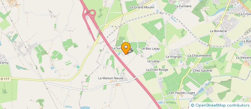 localisation de l'entreprise GAEC DES GUERETS à AIGREFEUILLE-SUR-MAINE