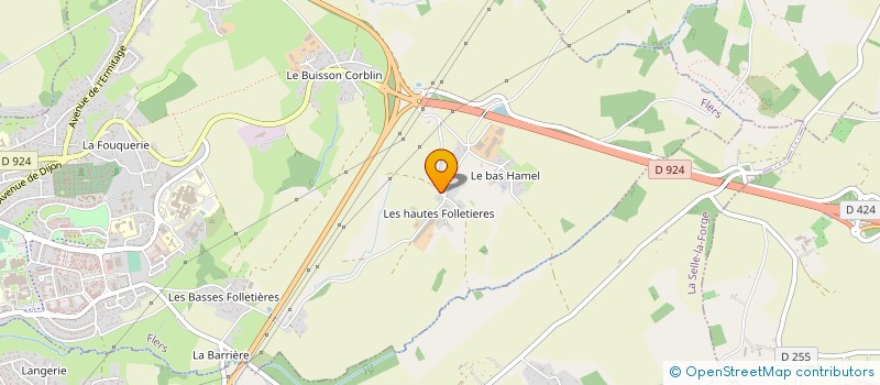 localisation de l'entreprise GAEC DES HAUTES FOLLETIERES à FLERS