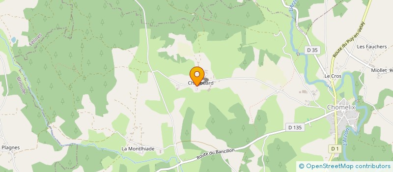localisation de l'entreprise GAEC DES HAUTS DE L'ARZON à BEAUNE-SUR-ARZON