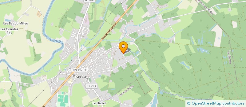 localisation de l'entreprise GAEC DES HERVERIES à ARNAGE