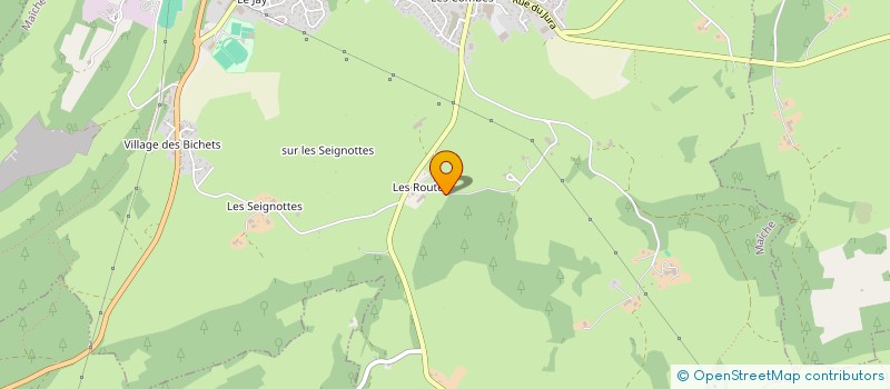 localisation de l'entreprise GAEC DES HIGHLANDS à MONT-DE-VOUGNEY
