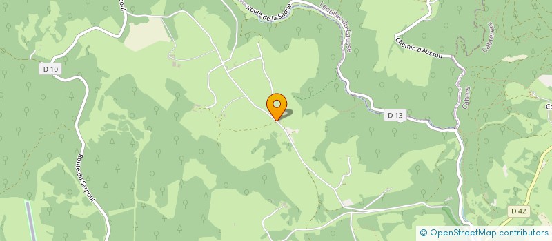 localisation de l'entreprise GAEC DES HIGUES  CABRERETS