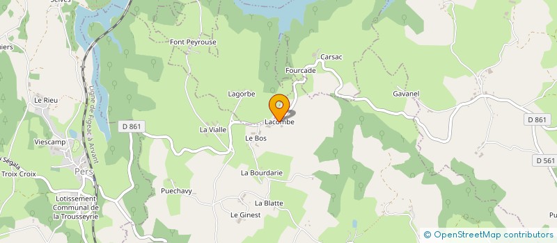 localisation de l'entreprise GAEC DES HIRONDELLES à OMPS