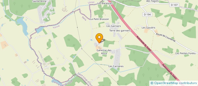 localisation de l'entreprise GAEC DES HIRONDELLES à SAINT-LOUP-D'ORDON