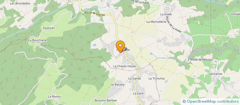 localisation de l'entreprise GAEC DES HIRONDELLES à PELUSSIN