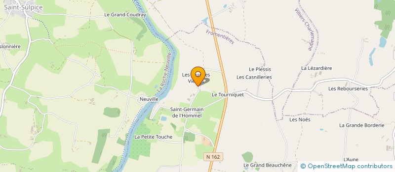 localisation de l'entreprise GAEC DES HIRONDELLES à FROMENTIERES