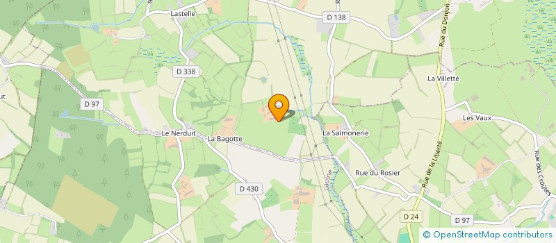 localisation de l'entreprise GAEC DES HOST PLATANES à LE PLESSIS-LASTELLE