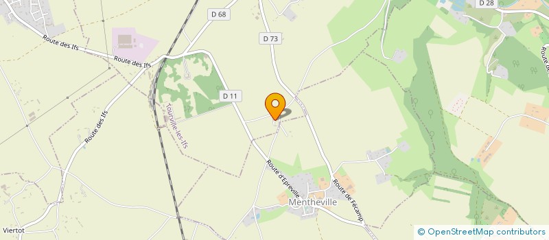 localisation de l'entreprise GAEC DES IFS  TOURVILLE-LES-IFS