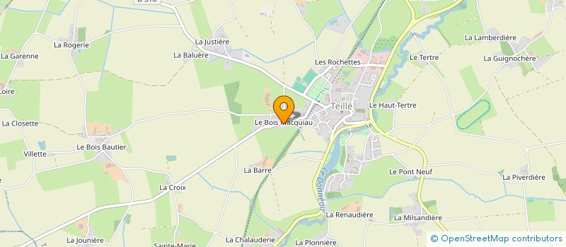 localisation de l'entreprise GAEC DES IFS à TEILLE
