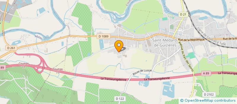 localisation de l'entreprise GAEC DES JACQUARDS  SAINT-MEDARD-DE-GUIZIERES