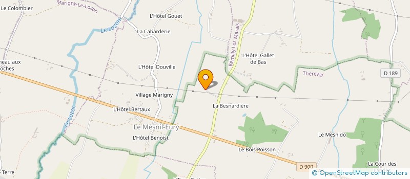 localisation de l'entreprise GAEC DES JONQUILLES  THEREVAL