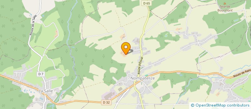 localisation de l'entreprise GAEC DES JUMEAUX à NOMPATELIZE