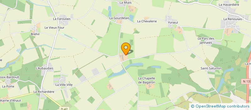 localisation de l'entreprise GAEC DES LANDES à PLECHATEL