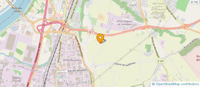 localisation de l'entreprise GAEC DES LANGORIES à VALENCE