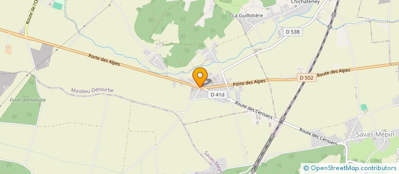 localisation de l'entreprise GAEC DES LAURIERS à MOIDIEU-DETOURBE