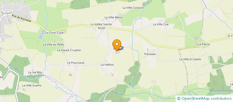 localisation de l'entreprise GAEC DES LAURIERS à AUGAN