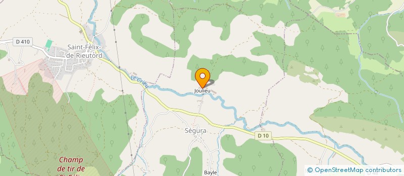 localisation de l'entreprise GAEC DES LAUZES à SEGURA
