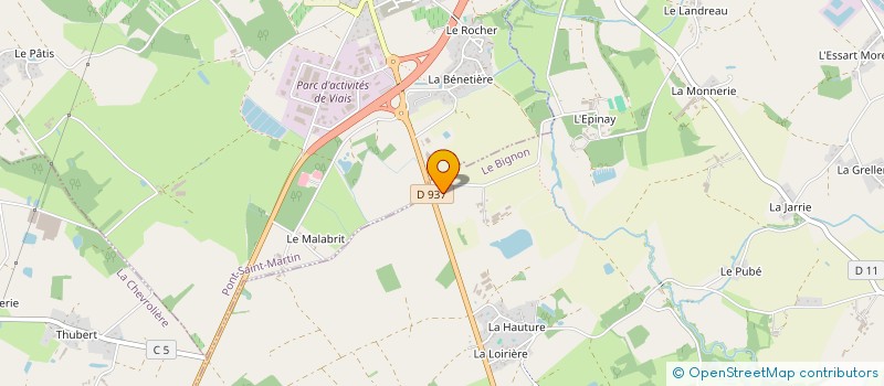 localisation de l'entreprise GAEC DES LIERRES à LE BIGNON