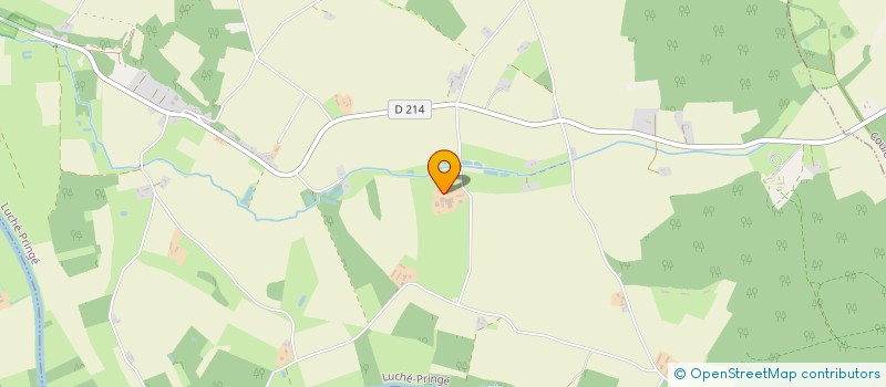 localisation de l'entreprise GAEC DES LILAS à LUCHE PRINGE