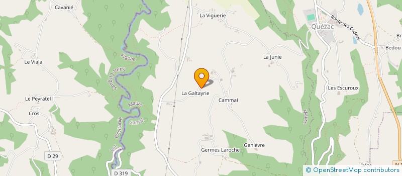 localisation de l'entreprise GAEC DES LIMITES à MAURS