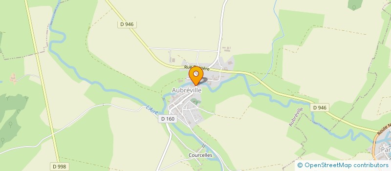localisation de l'entreprise GAEC DES LIS à AUBREVILLE