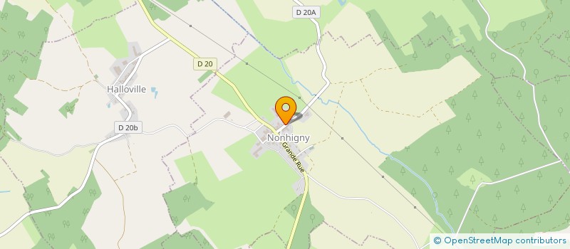 localisation de l'entreprise GAEC DES LOGNES à NONHIGNY