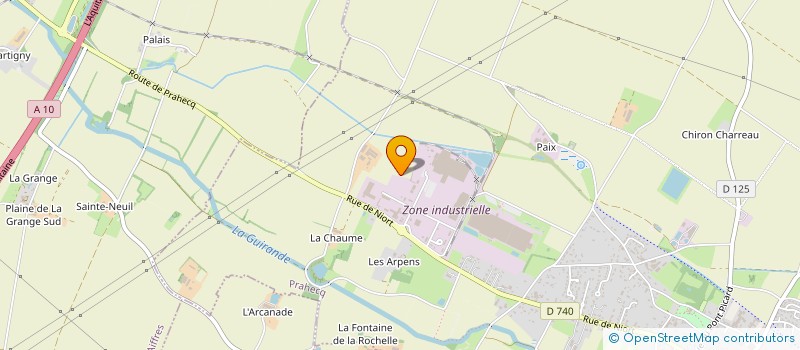 localisation de l'entreprise GAEC DES LOIS à PRAHECQ