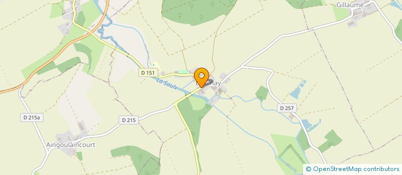 localisation de l'entreprise GAEC DES LUMIERES à ECHENAY